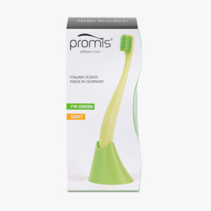 Promis Brush & Holder Green